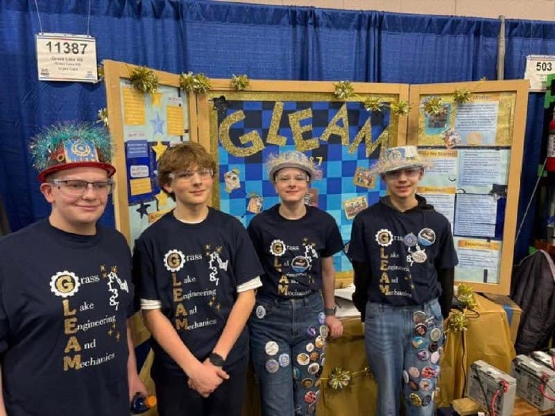 Grass Lake Robotics Team Punches Ticket to World Championship